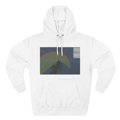 Surfing The Wave Hoodie — Abstract Coastal Graphic Sweatshirt