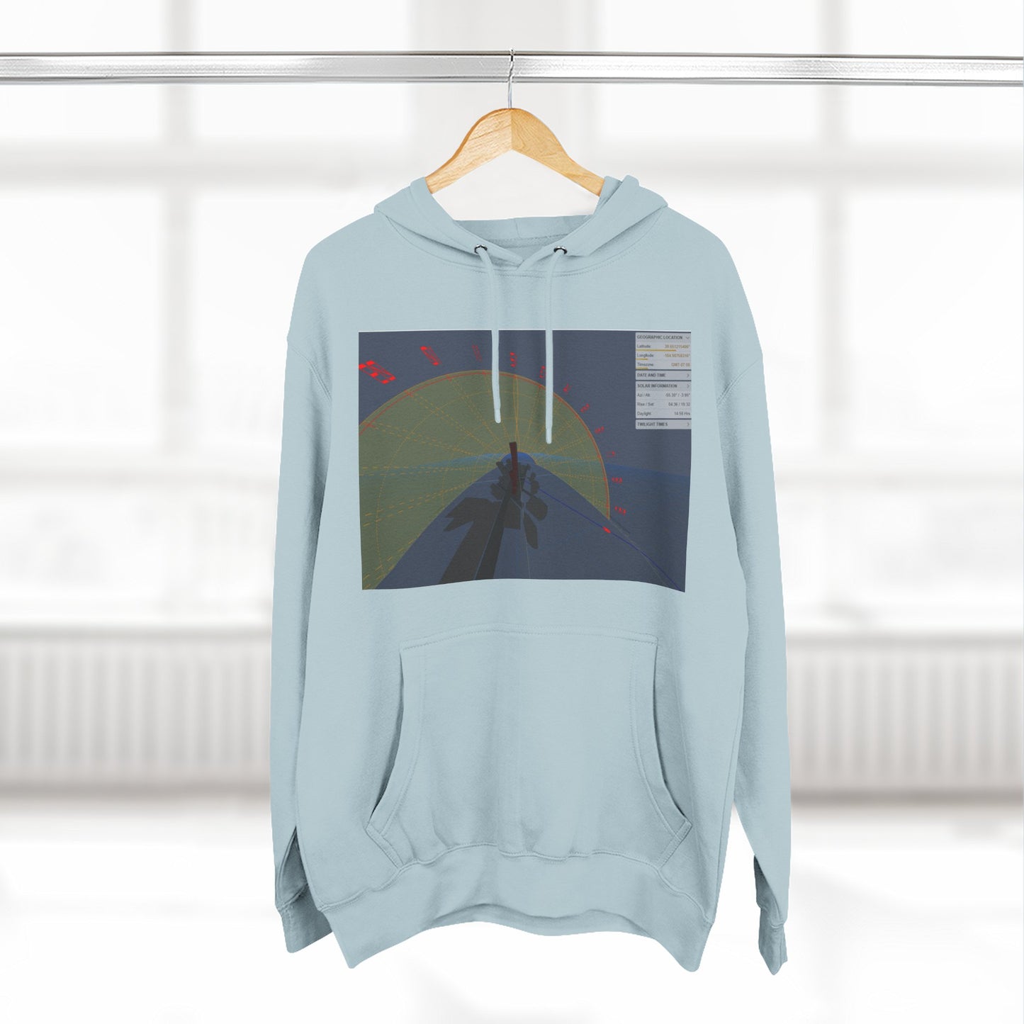Surfing The Wave Hoodie — Abstract Coastal Graphic Sweatshirt