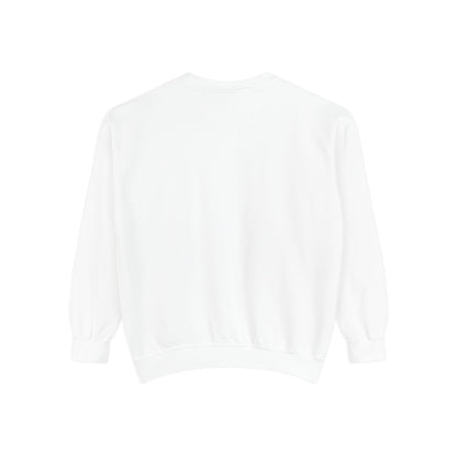 Disco Butterfly Sweatshirt — “Me and Karma Vibe Like That” Retro Graphic Crewneck