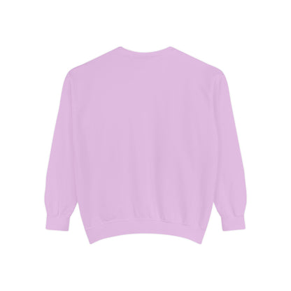 Disco Butterfly Sweatshirt — “Me and Karma Vibe Like That” Retro Graphic Crewneck
