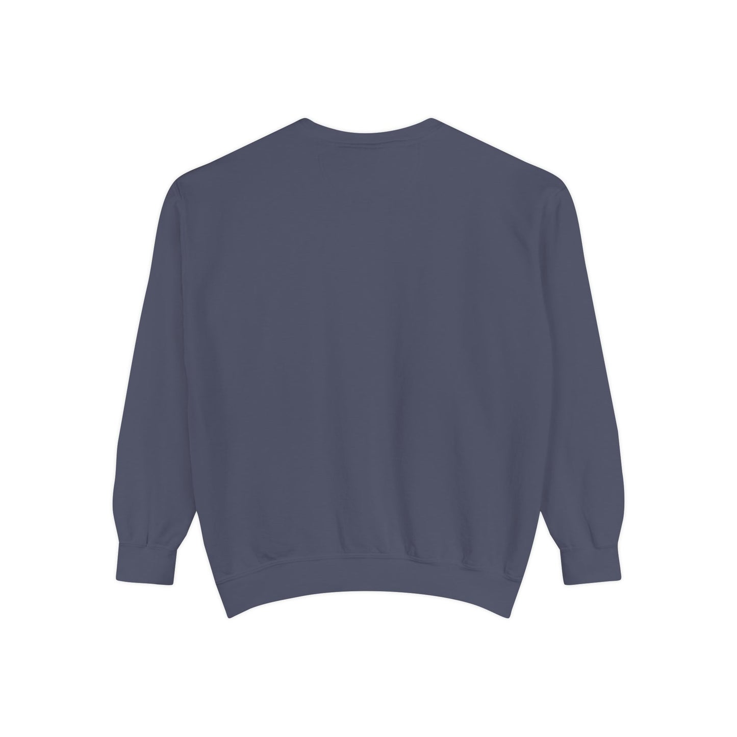 Disco Butterfly Sweatshirt — “Me and Karma Vibe Like That” Retro Graphic Crewneck
