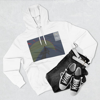 Surfing The Wave Hoodie — Abstract Coastal Graphic Sweatshirt